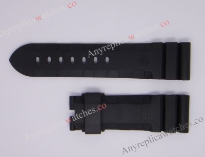 24mm or 26mm Rubber Strap Panerai Replica Watch Bands